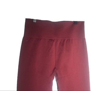 Fabletics seamless burgundy leggings